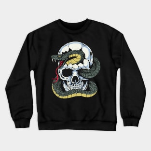 SKULL AND SNAKE Crewneck Sweatshirt